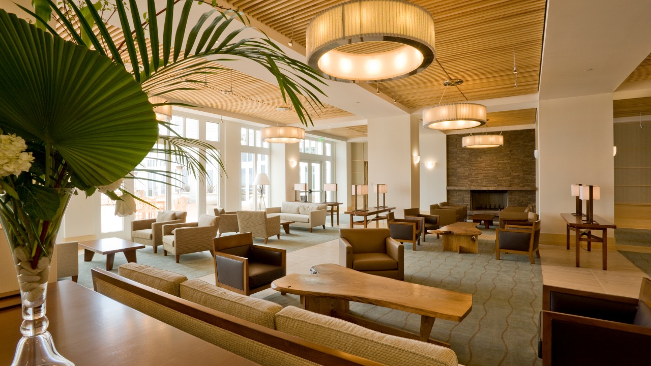 Imagem de lobby de hotel